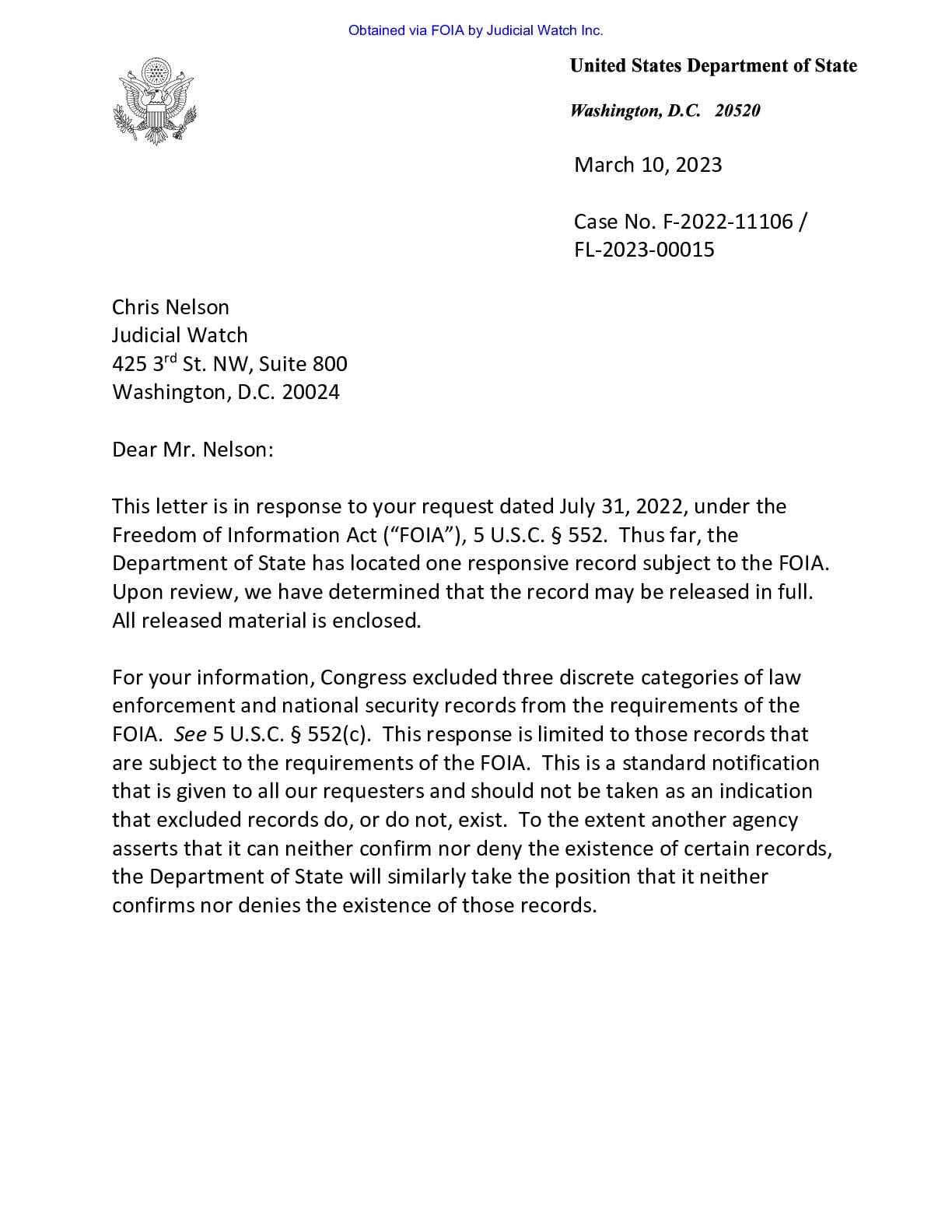JW v State Kerry Envoy chart 02844