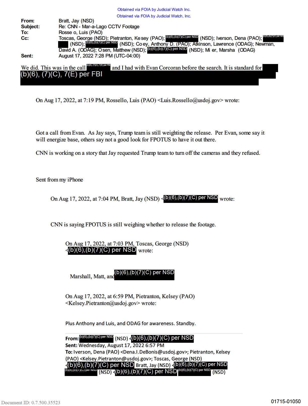 JW v DOJ Mar-a-Lago Prods 1 and 2 02884 pg 91