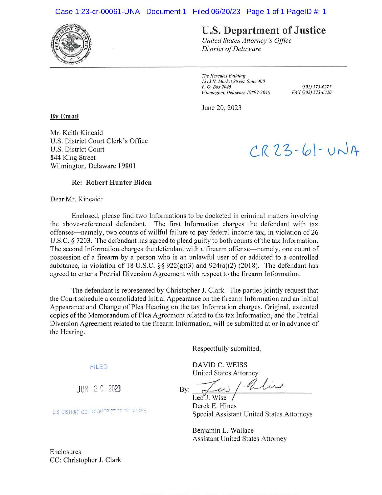 Hunter Biden plea deal