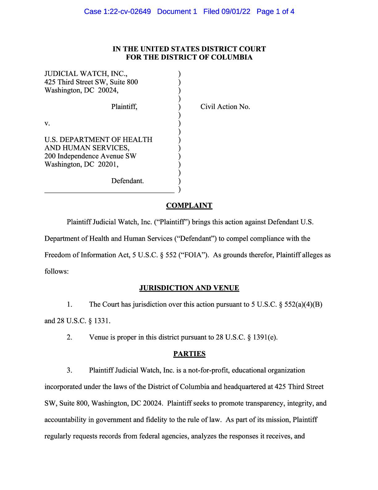 JW v HHS FDA complaint 02649