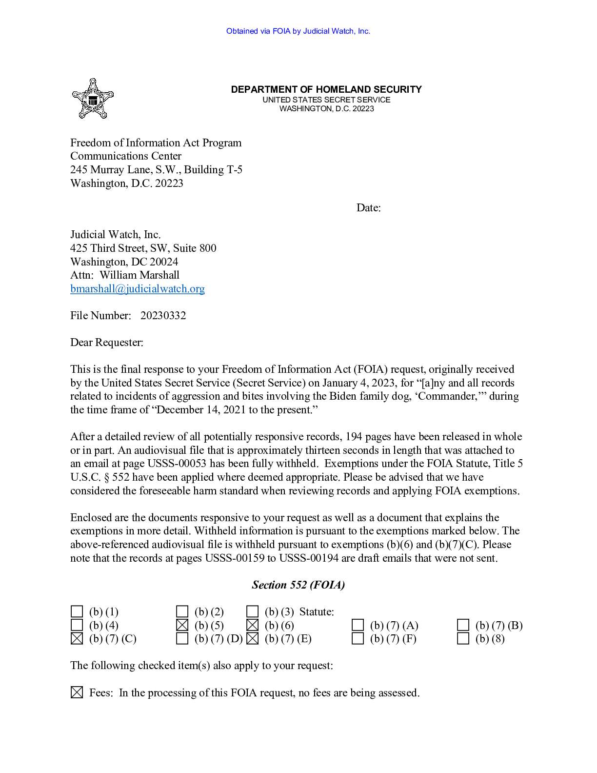 JW v DHS Biden Dog Records 00612