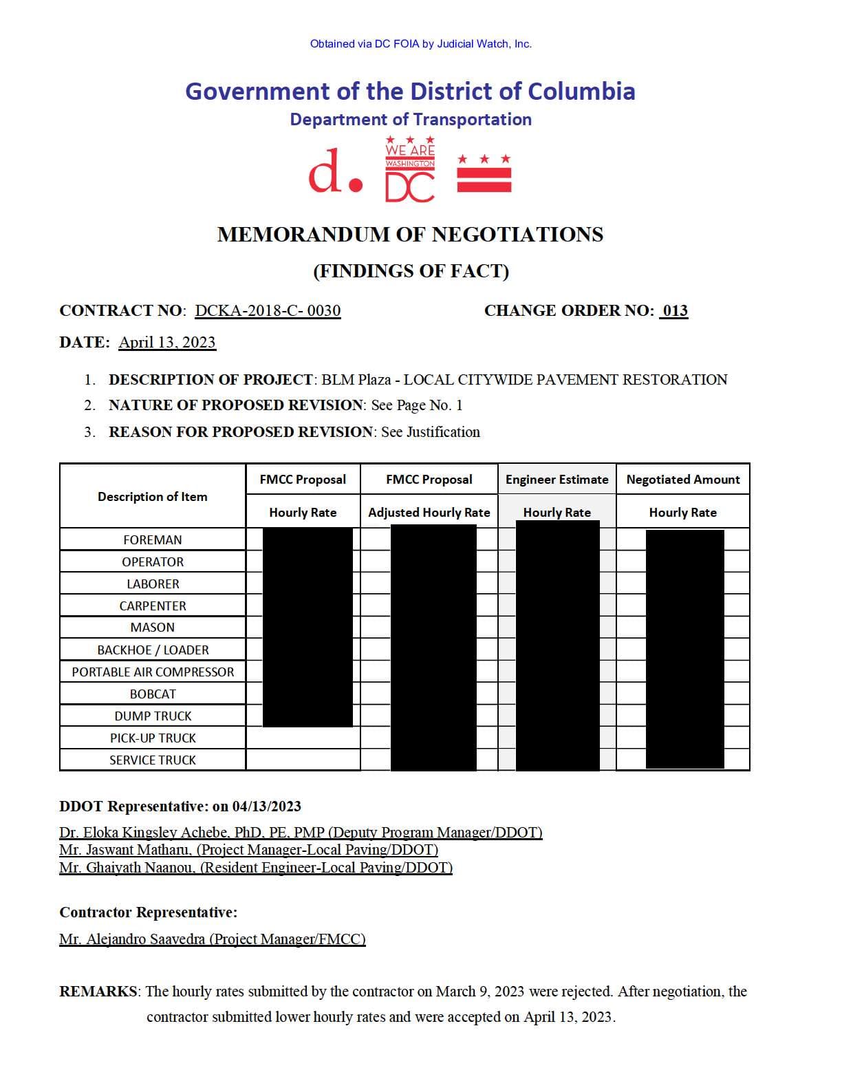 BLM Plaza Repainting Costs-DC DOT Responsive Records pg 19