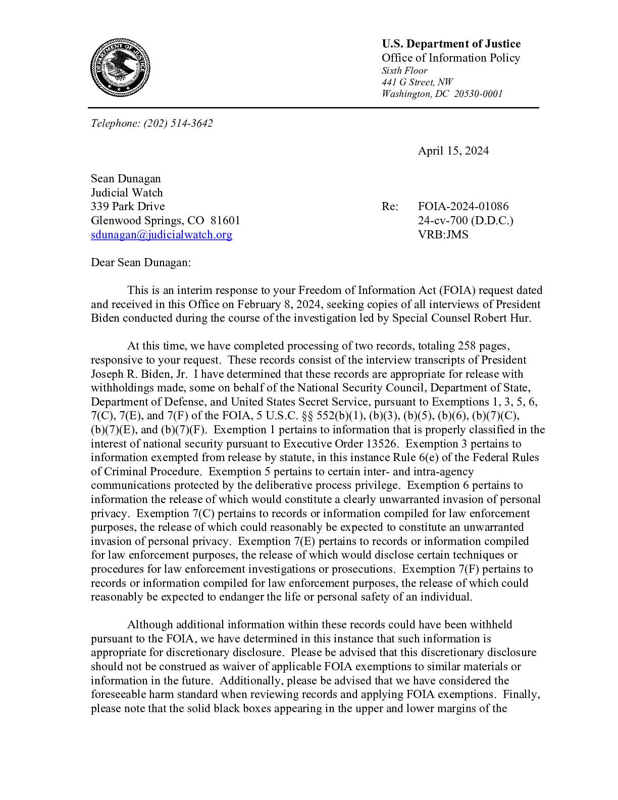 JW v DOJ Biden Hur partial transcript 00700