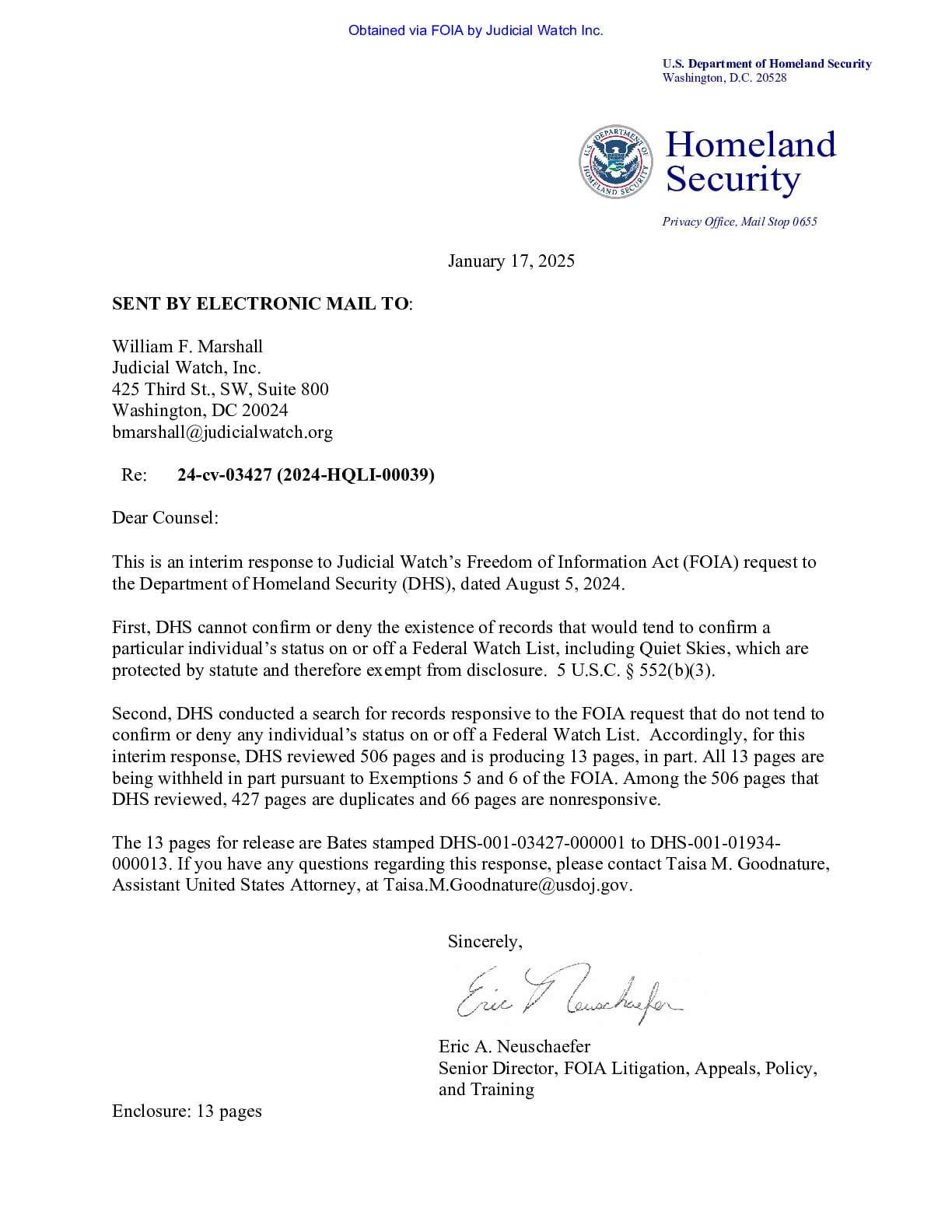 JW v DHS Gabbard Response 03427