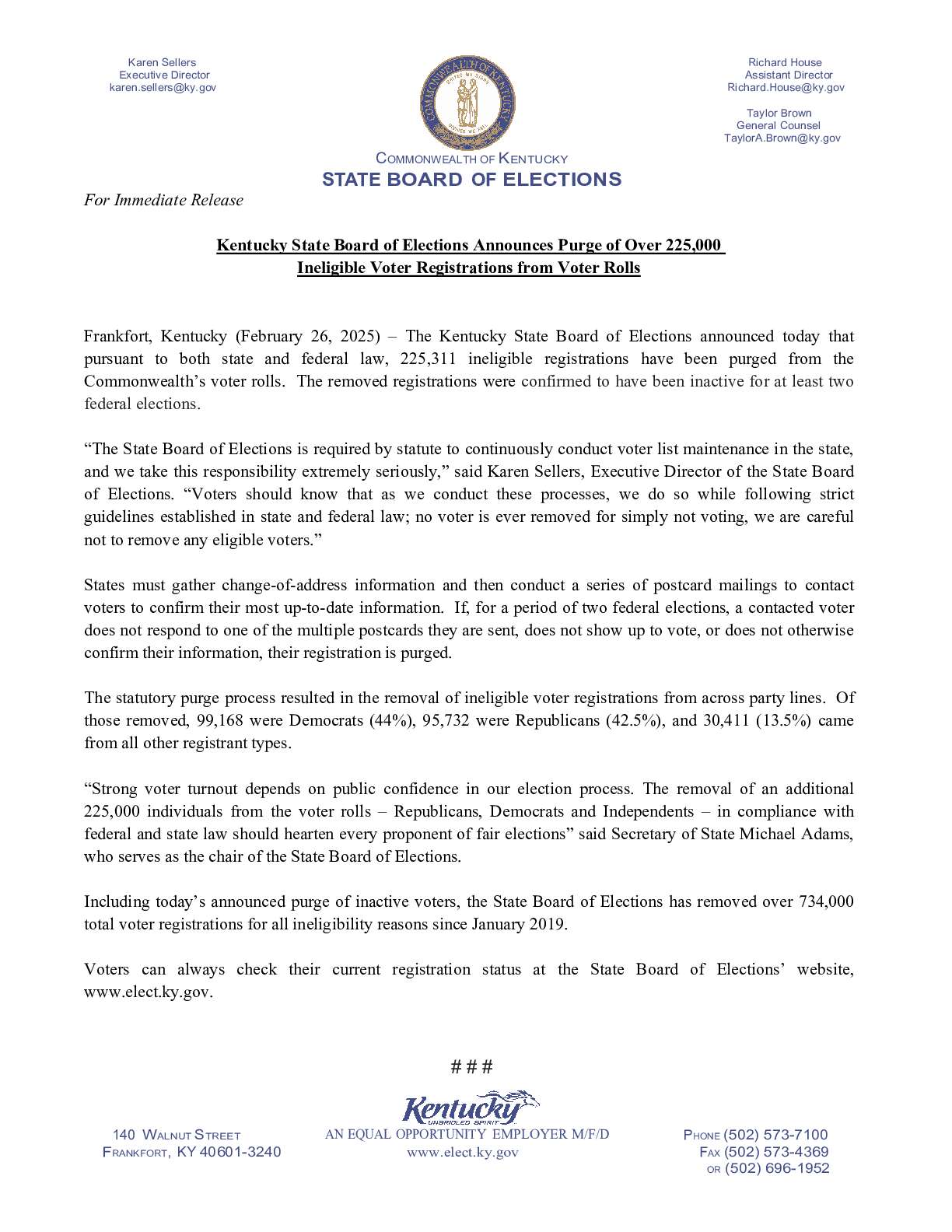 JW v Grimes KY Press Release Voter Roll Purge 00094