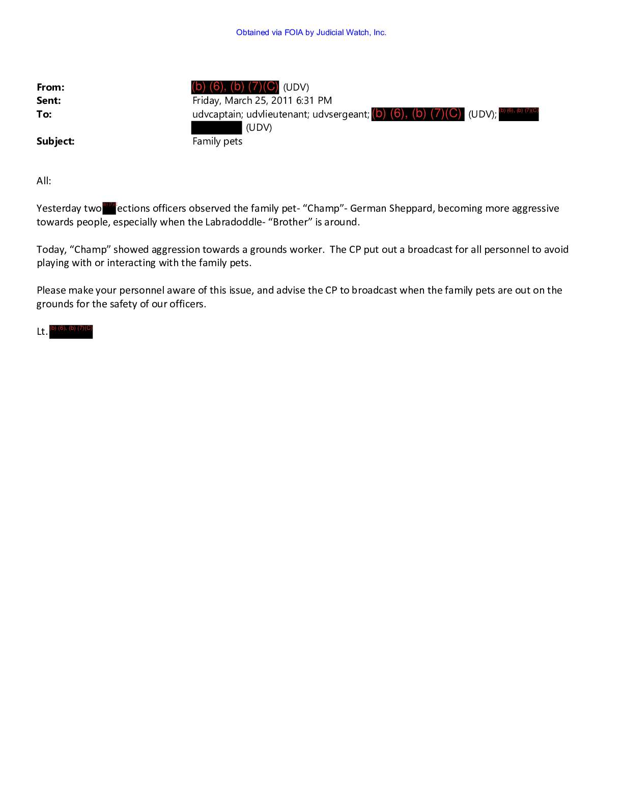 DHS USSS Biden Dog Bites Records March 2025 pg 3