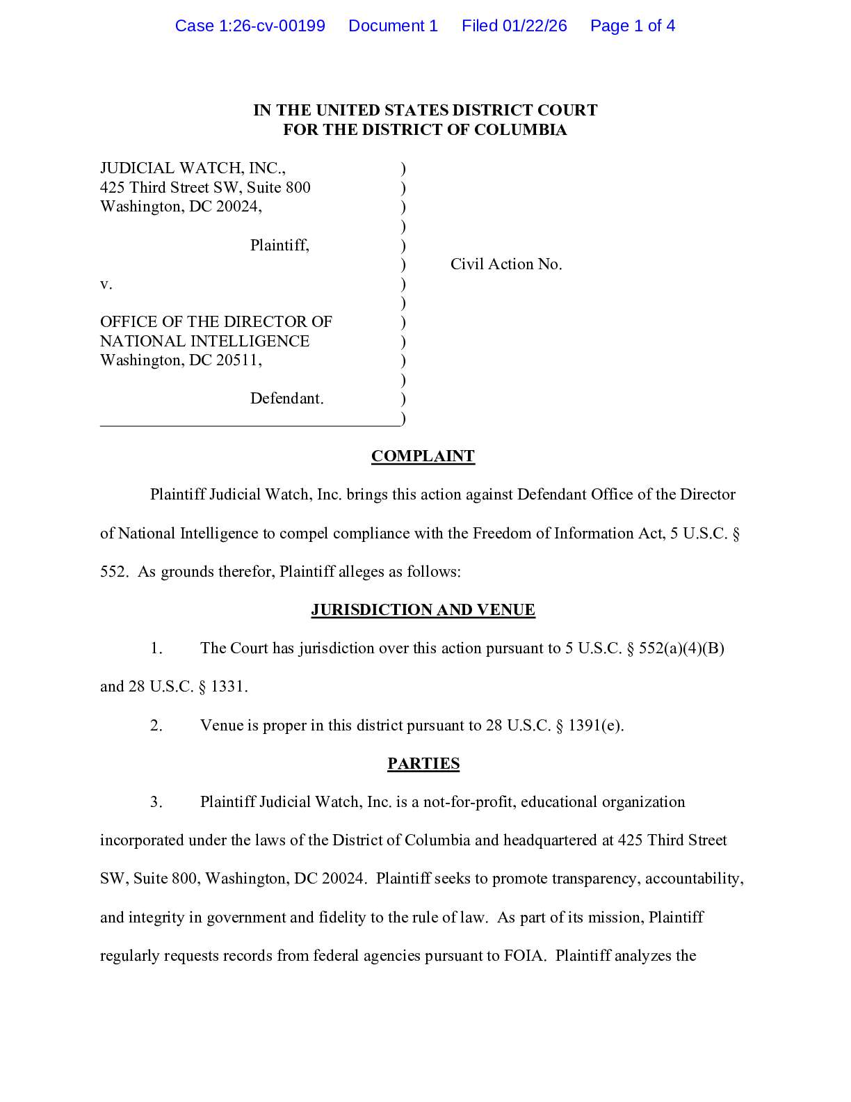 JW v ODNI China complaint 00199