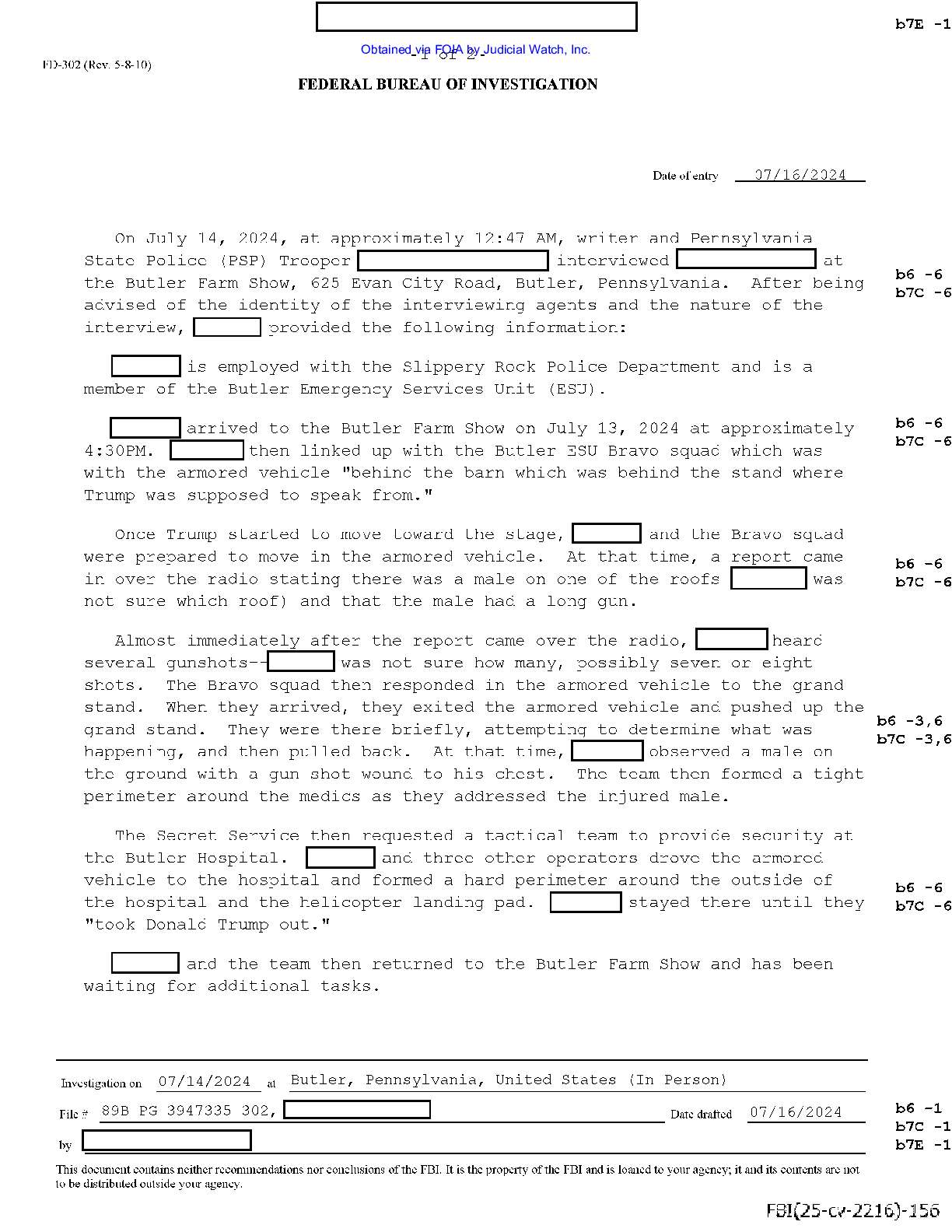 JW v DOJ Thomas Crooks prod 1 02216 pg 40