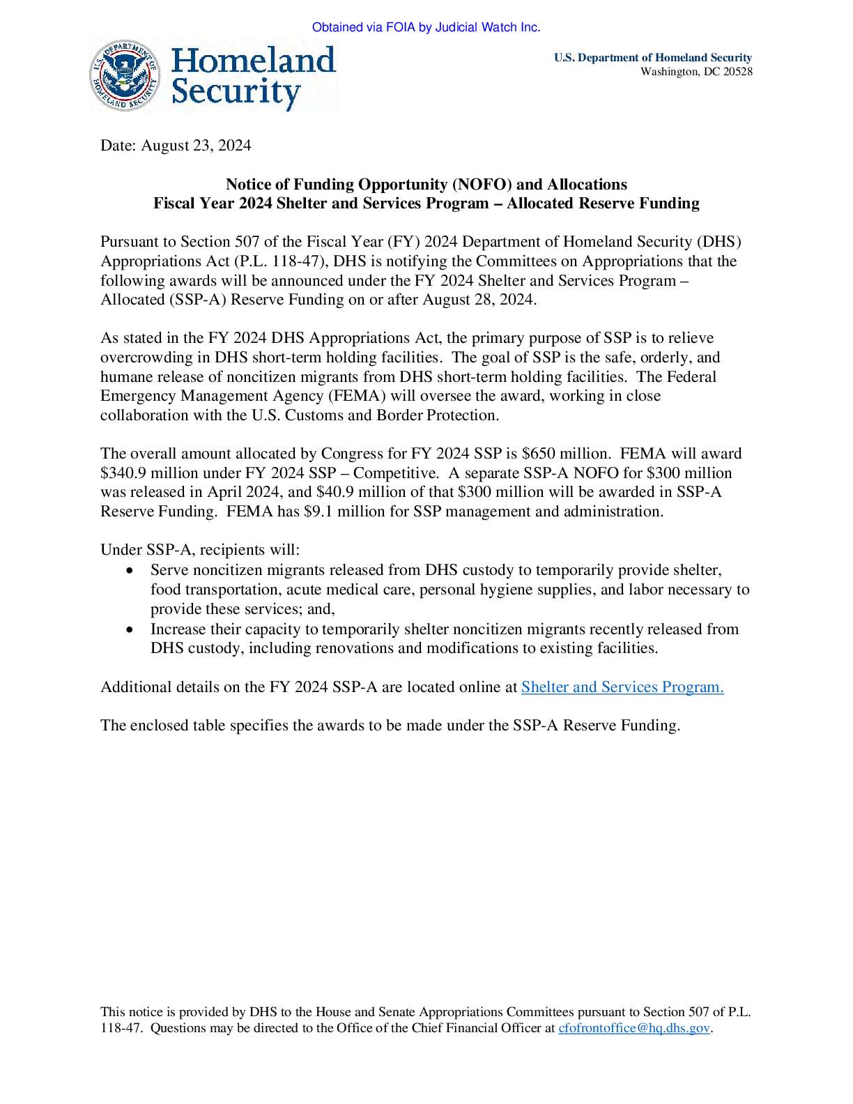 JW v DHS FEMA NY City 01579