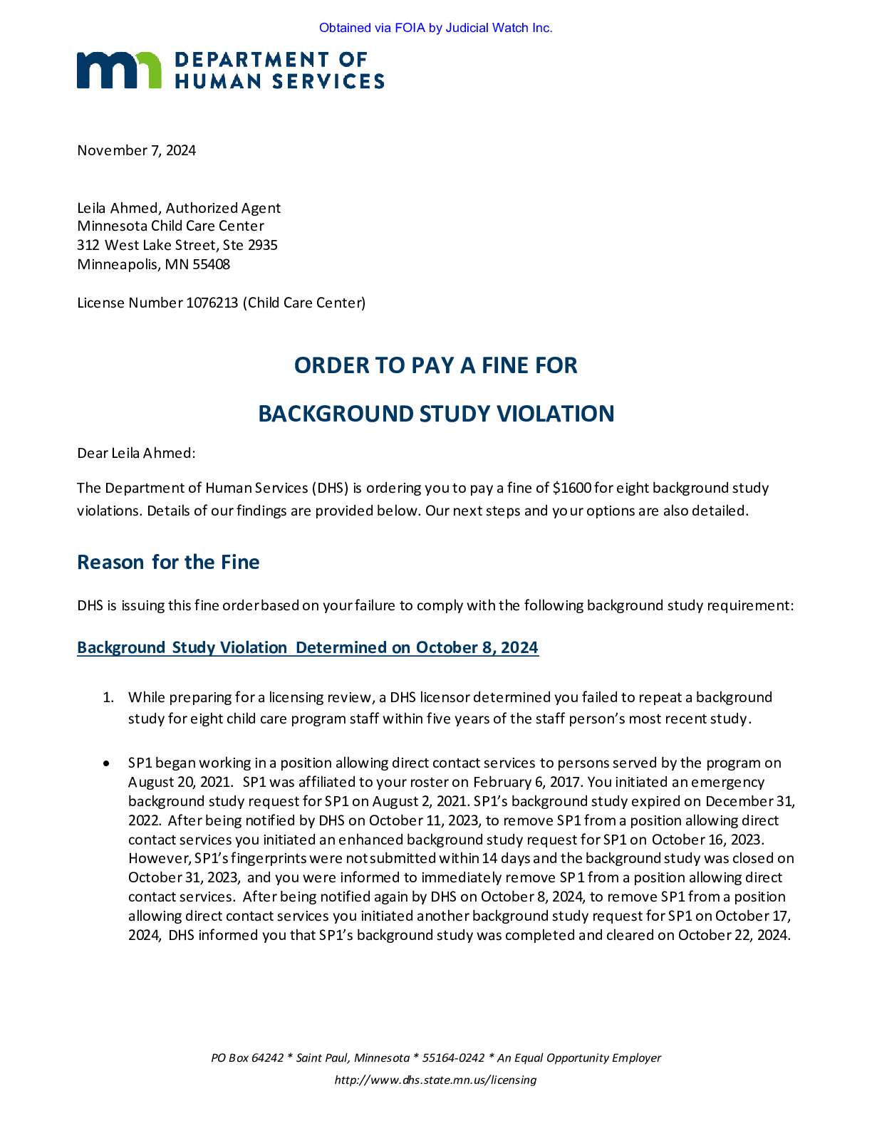 MN Daycare Fraud 2026 pgs 249-253