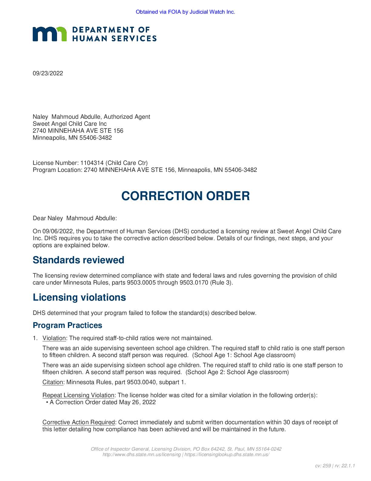 MN Daycare Fraud 2026 pgs 435-442