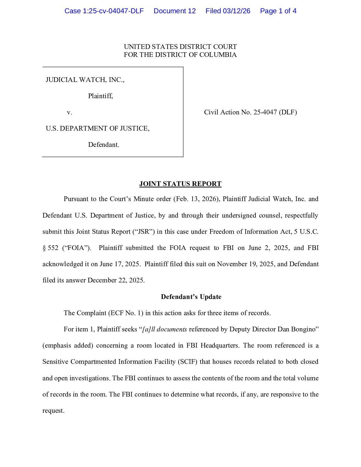 JW v DOJ Hidden Room March jsr 04047