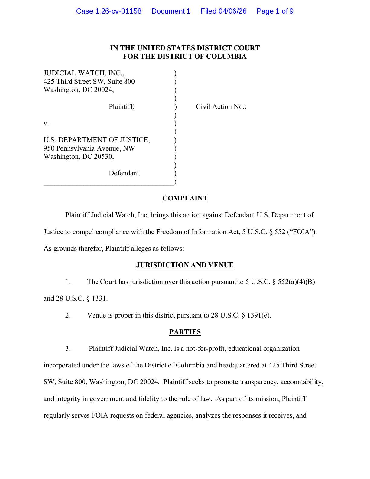 JW . v. DOJ Giuliani complaint 01158