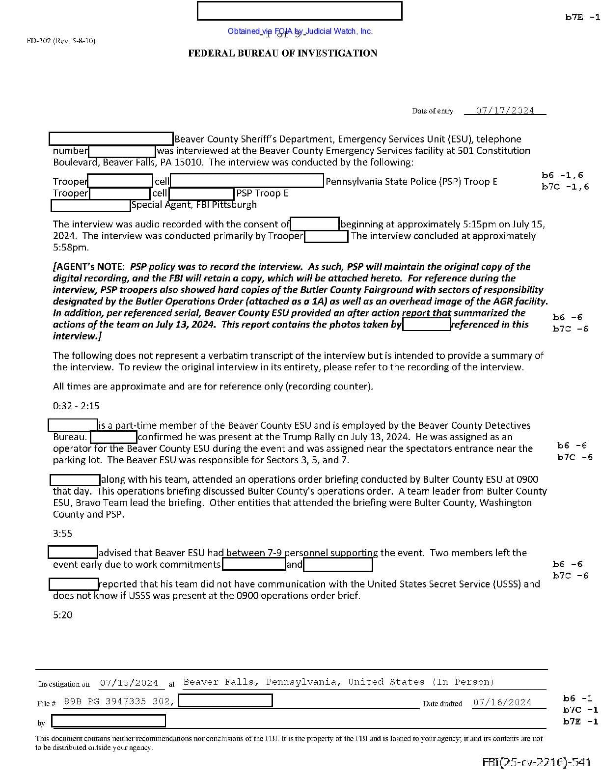 JW v DOJ Crooks prod 3 02216 pgs 22-24