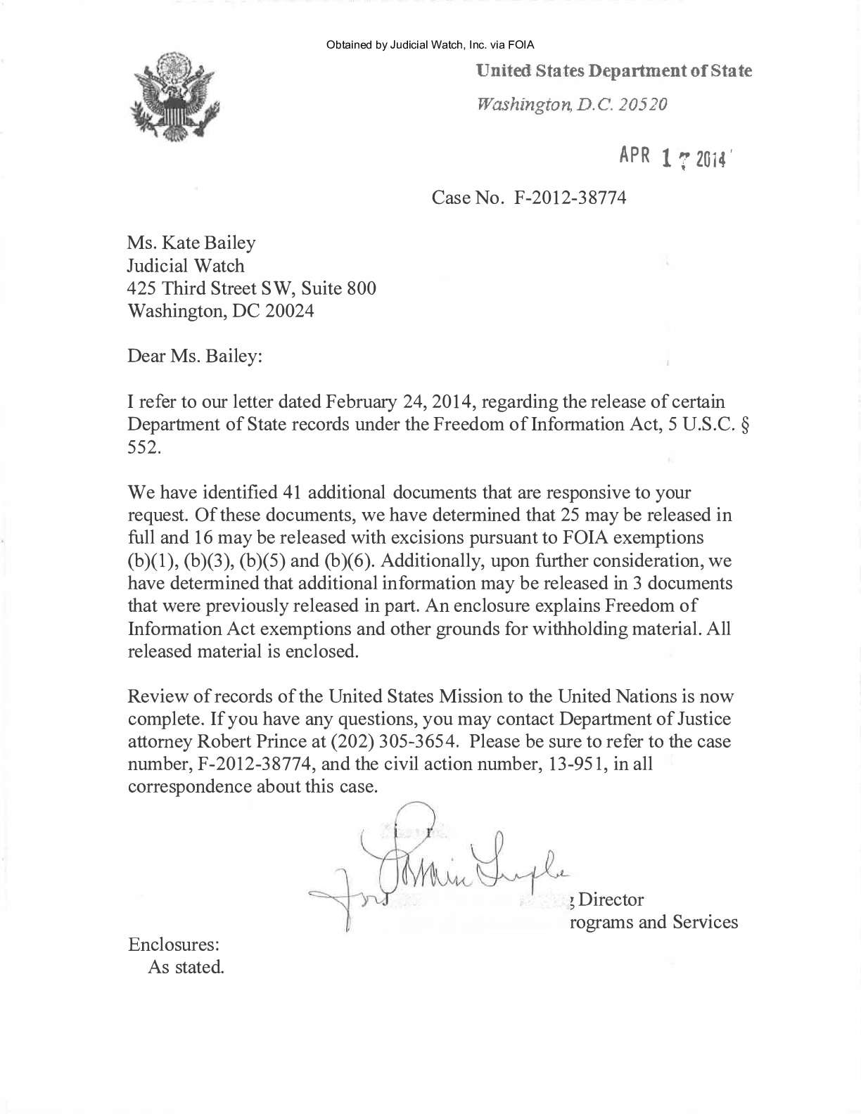 Benghazi 4-7-14